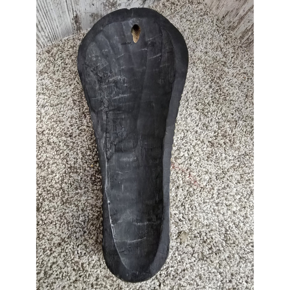 African wood mask handcrafted 13" - Picture 6 of 10